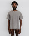 BASERANGE crew neck short sleeve T-shirt France BAS-TOBTE-CO-WI24-XWYH BASALT GREY